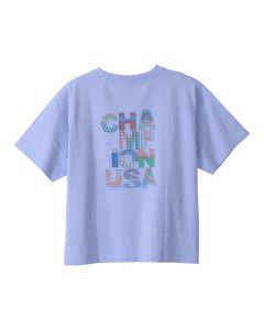 Champion Women's Short Sleeve T-shirt in Light Blue (CW-X322)