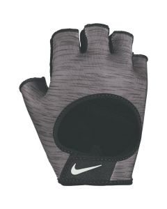 NIKE Women's Printed Gym Ultimate Fitness Gloves in Dark Grey/Black/White