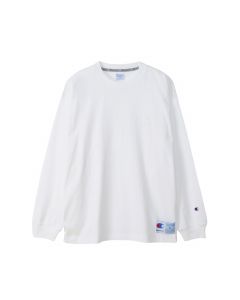 Champion Men's Long Sleeve T-Shirt in White (C3-V414)