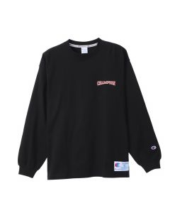 Champion Men's Long Sleeve T-Shirt in Black (C3-Y409)