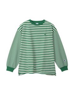 Champion Women Long Sleeve Border T-Shirt in Green