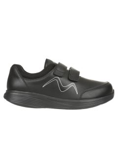 MBT Modena (Men) De-Acacia  2-Straps Diabetic Shoe in Black