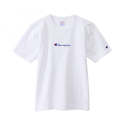 CHAMPION Reverse Weave Short Sleeve T shirt in White