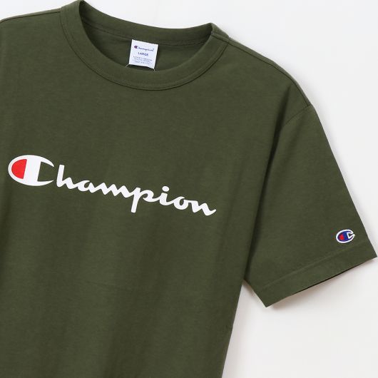 Dark green champion shirt hotsell