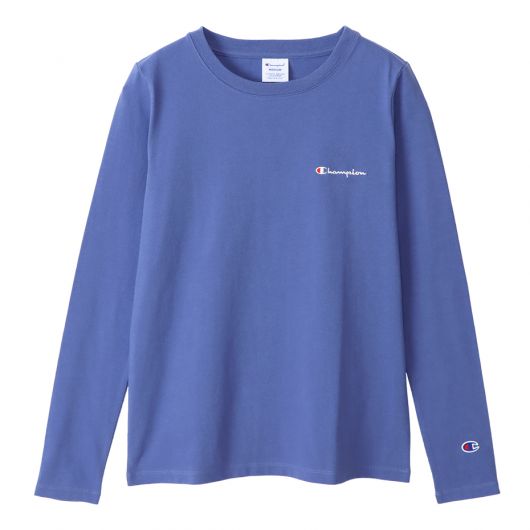 Long sleeve blue champion shirt online