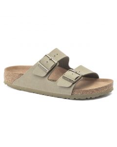 BIRKENSTOCK Arizona Vegan Unisex's Regular Width Sandals in Khaki