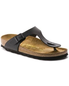 Birkenstock Gizeh Birko-Flor Unisex Regular Width Sandals in Black