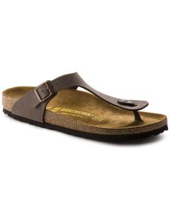 Birkenstock Gizeh Birko-Flor Unisex Regular Width Sandals in Mocha