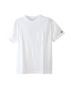 CHAMPION Men's Short Sleeve Pocket T-Shirt in White (C3-M349)