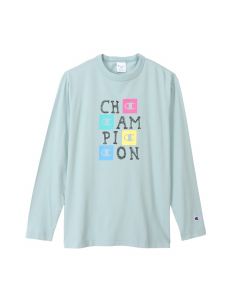 Champion Men's Long Sleeve T-Shirt in Blue (C3-X411)