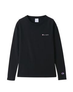 CHAMPION Women's Long Sleeve T-Shirt In Black (CW-T411)