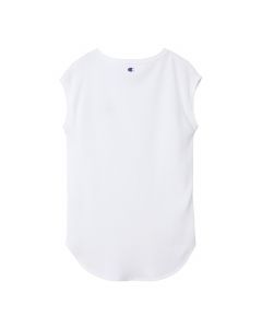 Champion Women's Basic Tank Sleeveless Shirt in White (C3-X344)